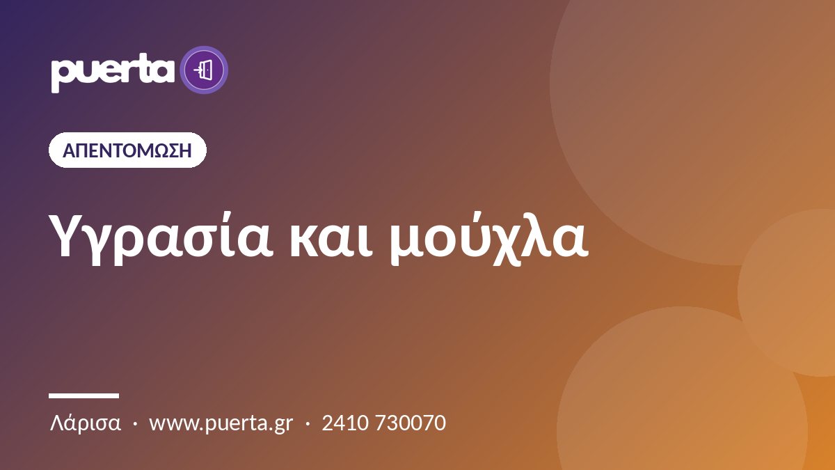 Υγρασία και μούχλα τον χειμώνα: πότε χρειάζεται απολύμανση
